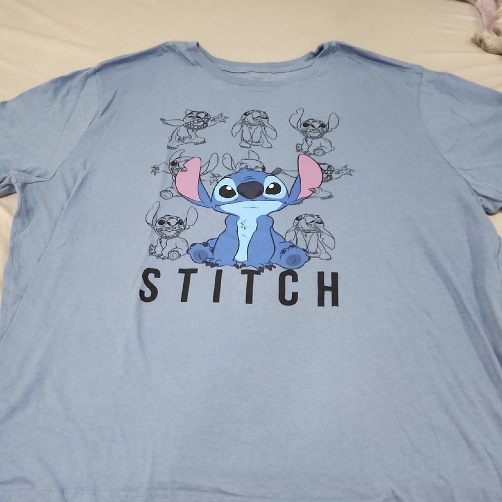 Stitch Licensed Blue T-Shirt